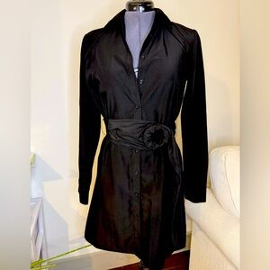 Gianni Bini Tie Belt Button Up Shirt Dress Size XS